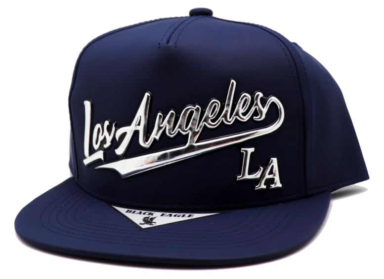 Gorra Snapback Basic Cap tono cuero azul miniatura 2
