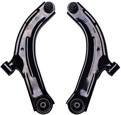 Front Lower Control Arm and Ball Joint Assembly Compatible With Nissan Cube Tiida Versa Driver Passenger Side AUQDD 2PCS K620566 K620567 Left Right Professional Suspension