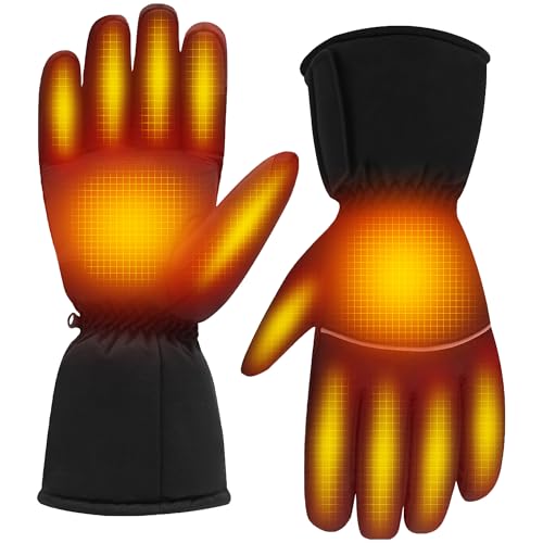 Heated Gloves & Women - Touchscreen Battery Heated Ski