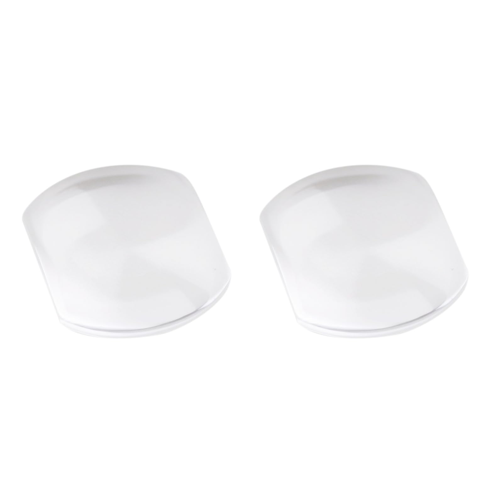 Micro Traders 2pcs Square Watch Calendar Lens Replacement Part 7.0x5.5mm Sapphire Bubble Magnifier Calendar Lens Watch Date Calendar Magnifying Glass
