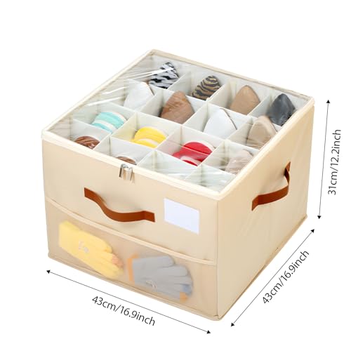 Bacs de rangement à chaussures pour placard de 8 à 16 paires - 4