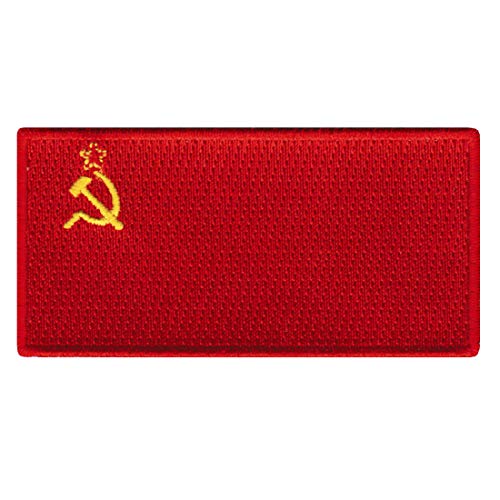 Soviet Union Flag Embroidered Patch Communist USSR CCCP Iron-On Russian National