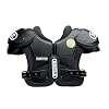 Battle Sports Phantom Football Shoulder Pads | Leaf-spring technology absorbs shock, Molded chest plate, Permanent sternum protector, Wide-coverage foam neck roll
