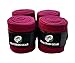 RIDING GEARS Horse Fleece Wraps Bandages/Polo Wraps/Stable Wraps Equestrian Leg Wraps Set of 4 Equestrian Boot Protection (Burgundy/Maroon)