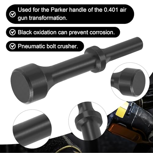 31982 Pneumatic Hammer 4-Inch Smoothing Air Hammer Bits, Impact Tool Air Hammer Attachments Bits fit for Ingersoll Rand Series Air Hammer （2 pack） - Thumbnail 3