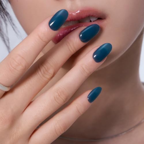 Image of ohora Semi Cured Gel Nail Strips (N Blueberry Veil)