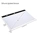 PP OPOUNT B4 LED Light Pad Set, 3 Level Adjustable Brightness Light Board Diamond Art Light Box with Polyester Felt Handbag and Stand Holder for DIY Art Craft Diamond Art Sketching