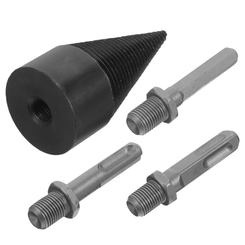 LIOOBO 1juego Broca De Astilladora Para Madera Divisor De Troncos Para Taladro Eléctrico Herramienta De Corte y Duradera Para Trabajos De Carpintería y División De Leña