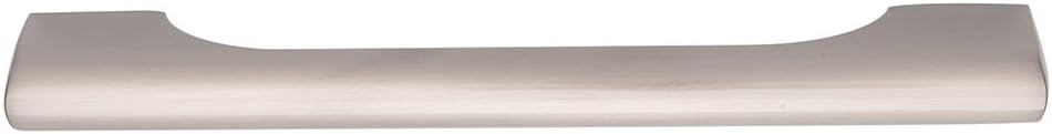 Amazon Basics Wide Die Cast Cabinet Handle, 6.57-inch Length (6.3-inch Hole Center), Satin Nickel, 10-Pack