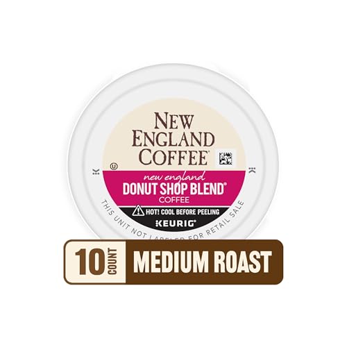 Image of New England Coffee Single Serve Pods, Donut Shop Blend Light Roast 10 Count (Pack of 6)