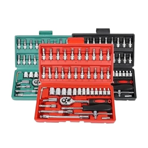 Kit de herramientas para reparación de autos 46 piezas miniatura 2