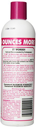 BB Oil Moisturizer, Hair Lotion With Castor Oil and Aloe, Maximum Strength, 12-Fluid Ounce image 5