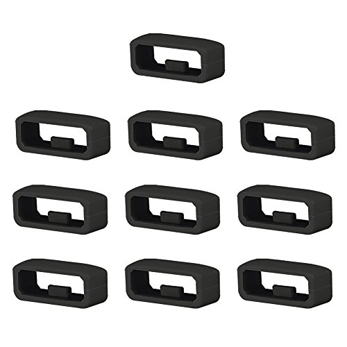 SKYLET Compatible with Garmin Vivofit 1 Vivofit 2 Secure Rings, Silicone Fastener Loops for Garmin Vivofit and Vivofit 2 (Wristbands Not Included)