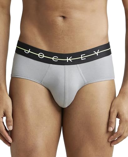 Image of Jockey NY15 Men Super Combed Cotton Elastane Stretch Solid Brief with Ultrasoft Waistband