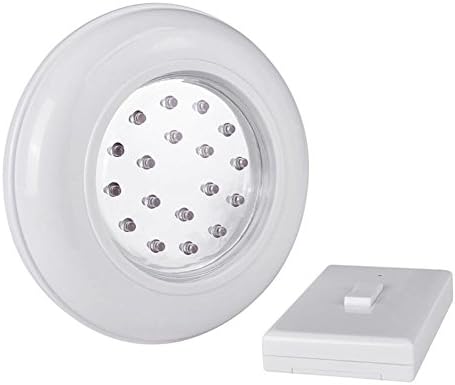 CTORCH 18 LED Lamp of Wireless Remote Control Batteries To Absorb Dome Light Wall Lamp LED Universal Remote Control Energy-saving Lamps(Without Battery)