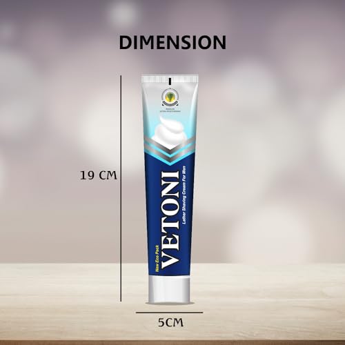 Image of Vetoni Eco Pack Shaving Cream for Men - Regular Skin, Menthol & Mixed Fruit Aroma for a Refreshing, Smooth and Energizing Shave Experience,(100 g), Pack of 3