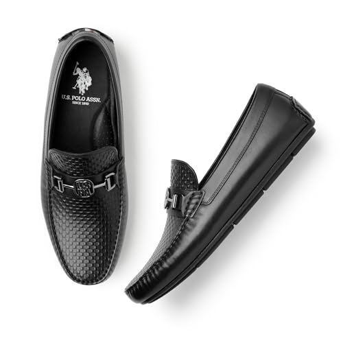 Image of U.S. Polo ASSN. Men Leather Driving Shoe