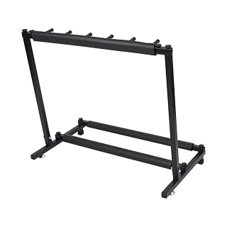 VUBLY Nouveau support de guitare pliable à 5 voies par Chord pour basse électrique acoustique (couleur : noir) - Les Beatles, Paul McCartney, John Lennon, RIngo Starr, George Harrison VUBLY Nouveau support de guitare pliable à 5 voies par Chord pour basse électrique acoustique (couleur : noir) – Image 3