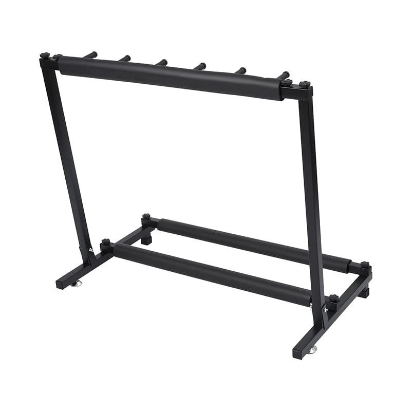VUBLY Nouveau support de guitare pliable à 5 voies par Chord pour basse électrique acoustique (couleur : noir) - Les Beatles, Paul McCartney, John Lennon, RIngo Starr, George Harrison VUBLY Nouveau support de guitare pliable à 5 voies par Chord pour basse électrique acoustique (couleur : noir) – Image 4