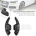 Topteng Steering Wheel Paddle Shifter Extensions for Audi Carbon Fiber Look, ABS Plastic, Fit A3 S3 RS3, A4 S4, A5 S5, A6 S6, A7 S7, A8 S8, Q3 Q5 SQ5 Q7, TT TTS – 2012–2018 Select Models