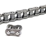 Rollenkette 08B-1 einfach 1/2 Zoll - 1 Meter - Ozdowski - Antriebskette für Kettenrad & Getriebe - Hochwertiger Stahl DIN ISO 606 (früher DIN 8187) - inkl. Verschlussglied