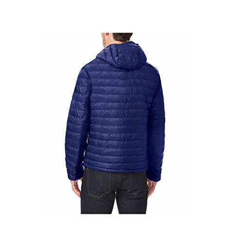Image of 32 Degrees Heat Mens Down Jacket with Hood (L, Navy)