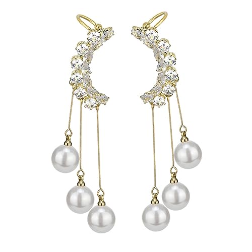 Boucles d'oreilles de perles élégantes pour femme | Bijoux tendance