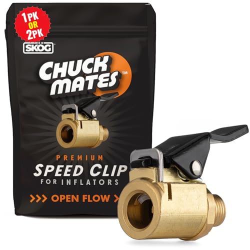Chuck Mates Premium Quick-Connect Accessory for Tire Inflators Open-Type (1 Pack)