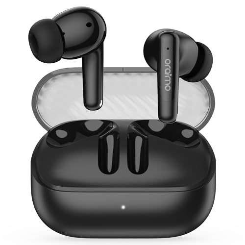 Oraimo SpaceBuds Neo Wireless Earbuds Bluetooth 5.4 in Ear Headphones, Bluetooth Ear Buds Built-in Microphone, Clear Talk, Immersive Game Mode, Comfortable Fit, App Control, 30H Playtime, Black - image 1