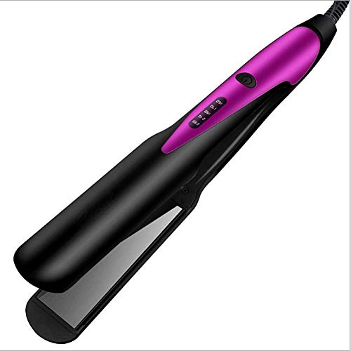 ADEKKPK Hair Straightener 2 in 1 Flat Iron and Curling Iron Ceramic Anti-Scald Curler,Temperature-Controllable Dual Voltage,Suitable for All Hair Types.