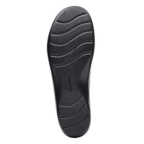 Clarks Black's Cora Haley Loafer, Black Leather, 6 Wide US by Clarks - Used condition - Image 8