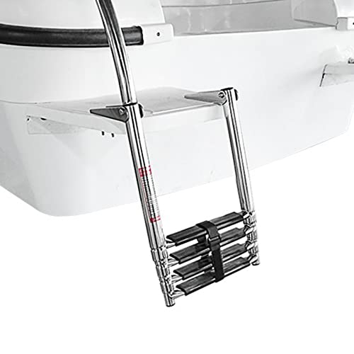 Échelle de bateau en acier inoxydable pour remonter à bord facilement