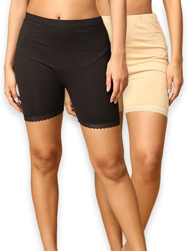 Image of The Mom Store Maternity Panties, Boyshorts Panties for Women - High Rise Maternity Wear, Full Rear Coverage Cotton Maternity Panty - Ideal for Pregnancy