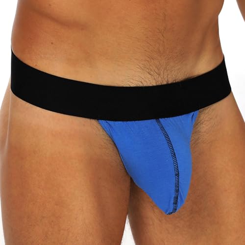 Evankin Mens Sexy Briefs Assless Underwear No Jockstraps Thong G-Strings with Bulge Pouch2