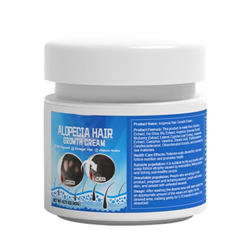 Crema para peinar el cabello, 4,5 cm, increíble crecimiento del cabello, crema para el crecimiento del cabello, fórmula nutritiva para la regeneración del cabello, efecto calmante antipicazón, fácil