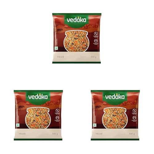 Image of Amazon Brand - Vedaka Premium Unpolished Mixed Dal, 500 g (Pack of 3)