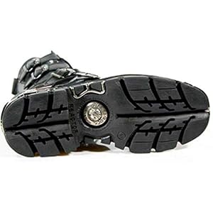 Amazon.com | New Rock NEWROCK 107-S1 Red Skull Devil Black