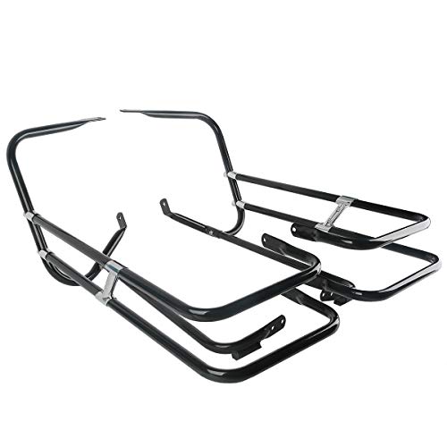 Soporte para guardia lateral de alforjas SLMOTO Negro para Harley Touring Road King FLHR, Electra Glide Standard FLHT, Street Glide FLHX, Road Glide FLTR, FLHTCUSE (1997-2008) miniatura 2