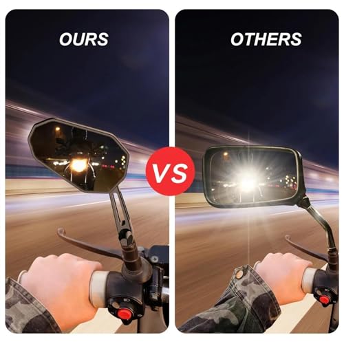 Espejo retrovisor lateral para Honda motocicleta accesorios universales moto de carretera 7