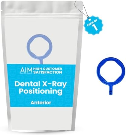 ADS - Dental X-ray Positioning Aiming Ring, Autoclavable, Rinn FPS 3000 Autoclavable, X-ray Positioning System, Dental Intraoral Film, Blue Anterior (1, Blue, Aiming Rings)