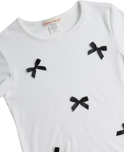 Image of that's my girl Girls Shirts - 3 Pack Soft Comfy Short Sleeve Girls Tops Cute Girl Kids T Shirts Clothes: Made in USA (7-12)