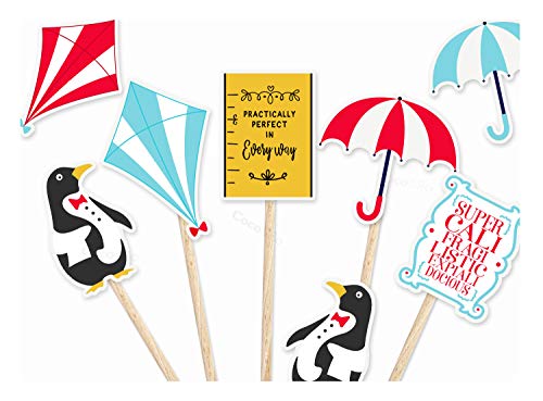Coco&Bo 10 decorazioni per cupcake con scritta in