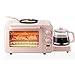 MissZZ Juegos de hervidor y Tostador multifunción para Horno de 8L, máquina de Desayuno automática para el hogar de Primera Calidad con Olla, Apagado automático