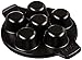 Staub Cast Iron 5.75-inch Escargot Dish with 6 holes - Matte Black, Made in France