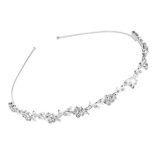 Tiara Niña Coronas Para Novias,Diadema Cumpleaños Coronita de Cristal,Tiaras de Novia Princesa Corona Reina,Accesorios Pelo Niña Pedrería Adornos,Maquillaje para Niños,Adultos,Bodas y Fiestas