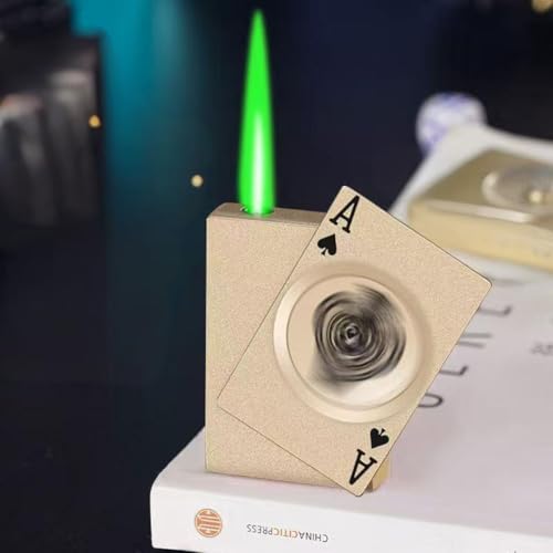 Encendedor Rotativo Ace of Spades Recargable a Butano miniatura 4