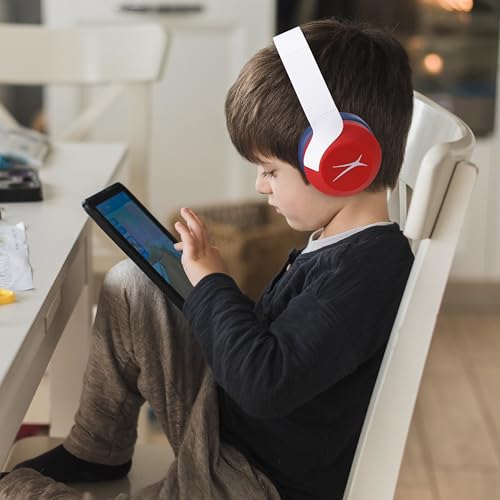 Image of Altec Lansing Kid Safe Noise Cancelling Wireless Headphones 15H Battery, 85dB Volume Limit, Foldable Design Powerful Sound, Active Noise Cancellation Perfect for Kids Ages 7+