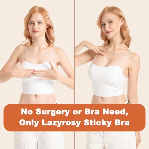 image for LAZYROSY Double Sided Sticky Bra Ultra Boost Inserts Pads Reusable Pus