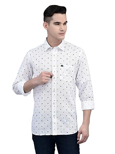 Image of Canoe Men Long Sleeve Spread Collar Casual Shirt