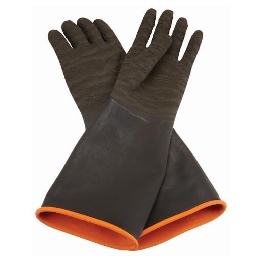 Sandblasting Gloves with Industrial Strength Abrasive Protection (18" Length)